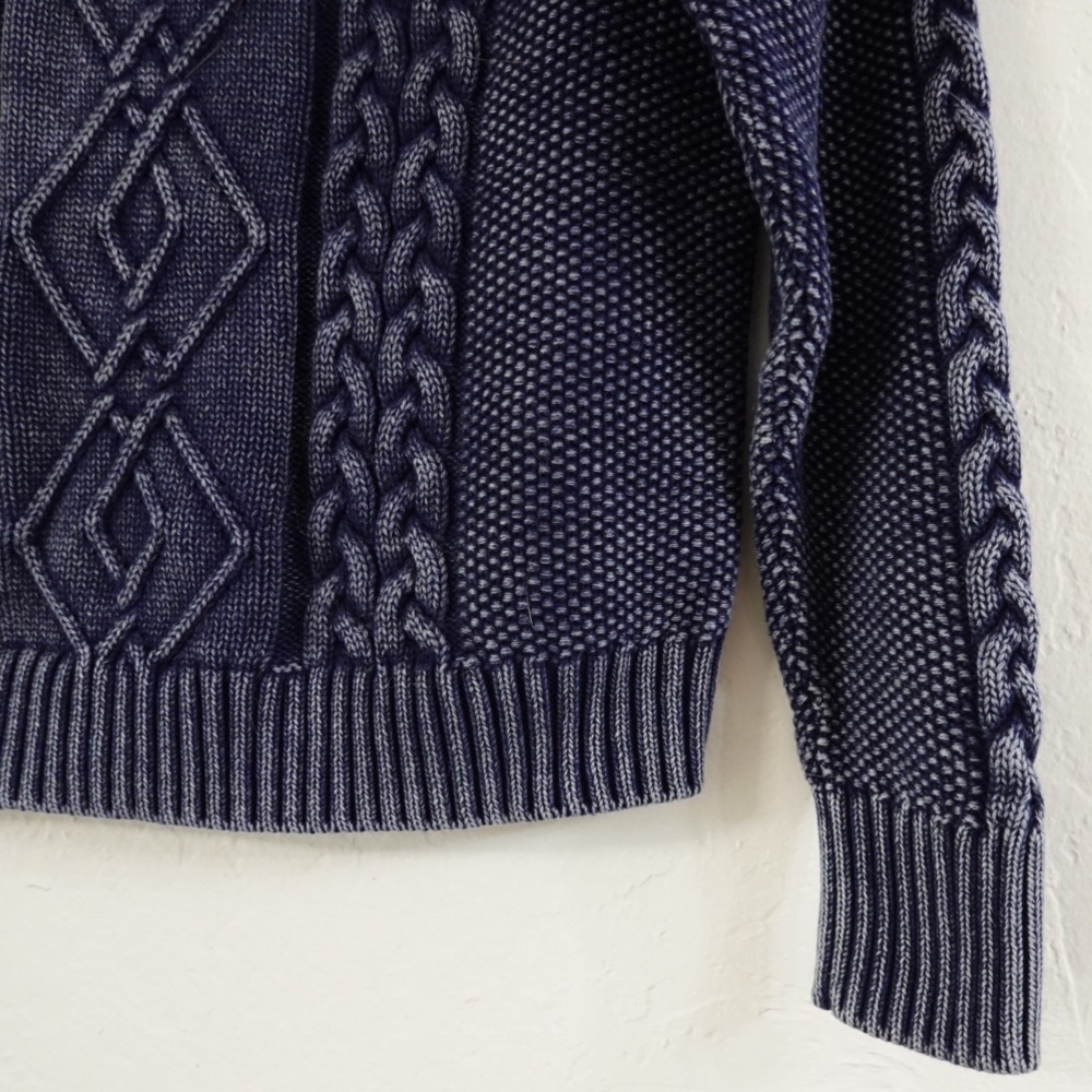 House of Harlow 1960 Navy Cable Knit Sweater – Size‎ S, 100% Cotton - Picture 4 of 7